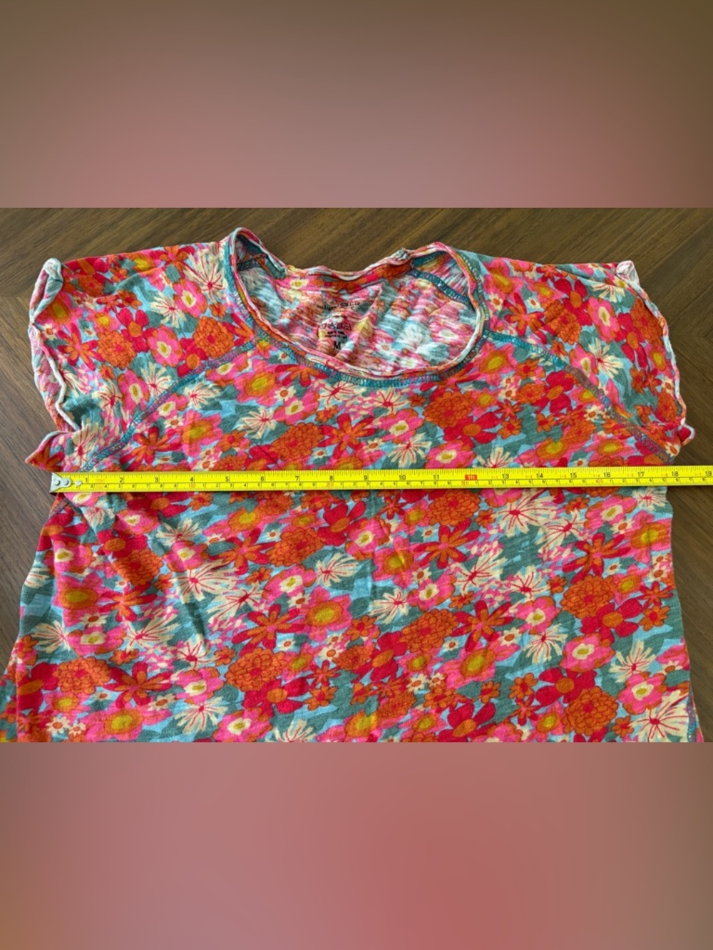 Natural Life Floral Tee Lot Of 2 Boho Cottagecore Fairy Grunge 100% Cotton M - Picture 5 of 12